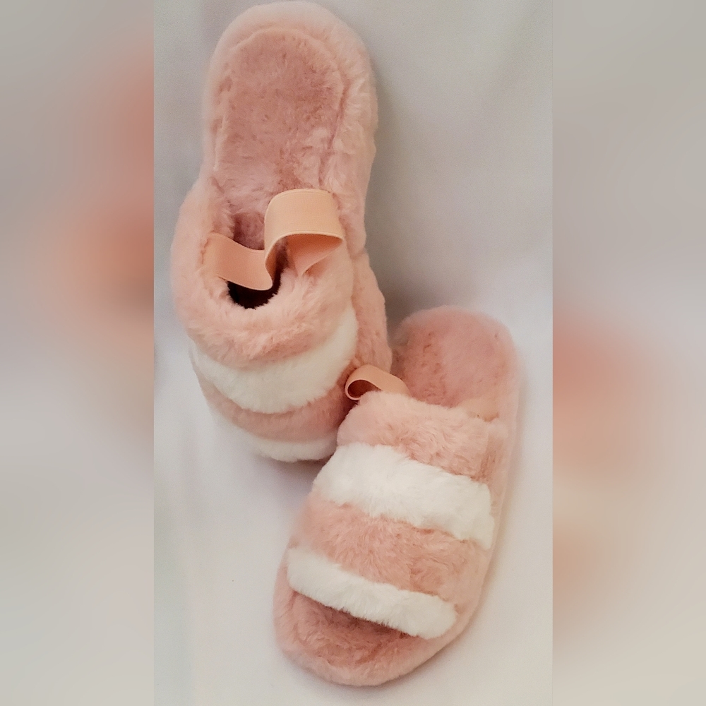 Plush Slingback Slippers